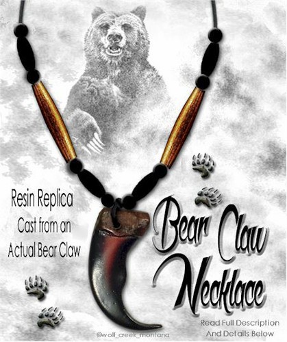 Bear claw necklace wild - necklace,